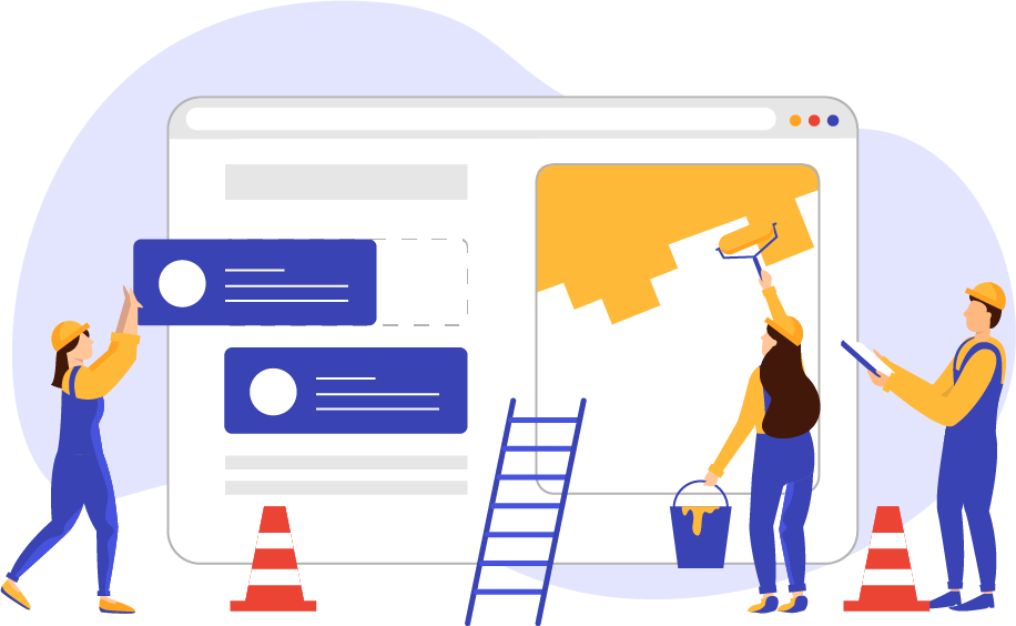 Website under construction illustration